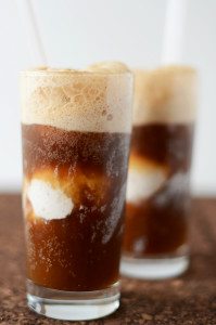 Root beer float